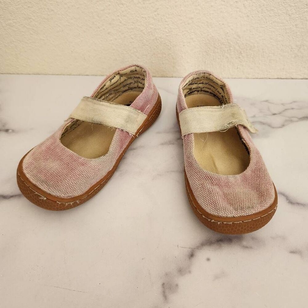 Livie & Luca Carta II light pink fabric mary jane easy to put on minimalist